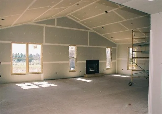 Interior works (drywall, plumbing)